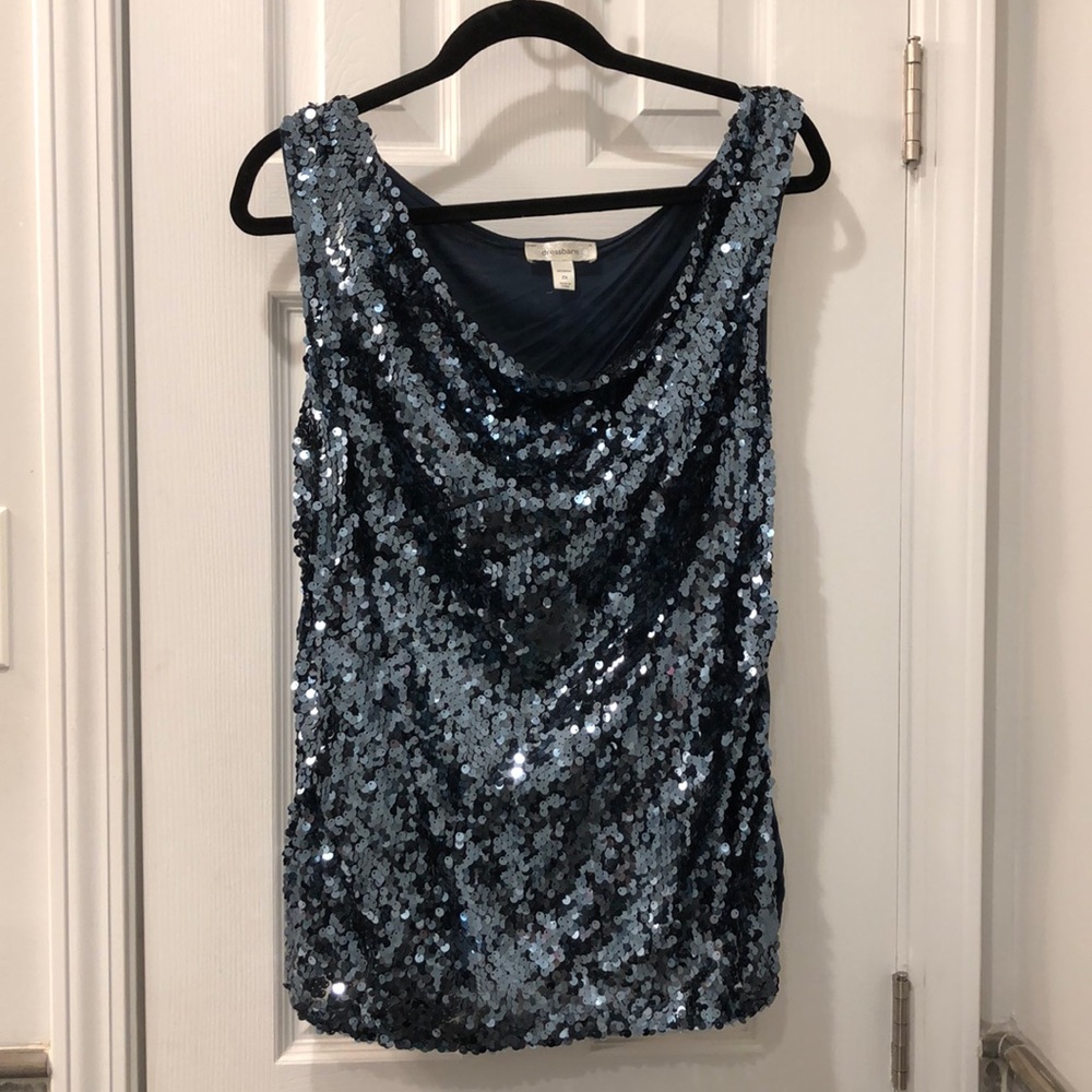 Sequin tank top